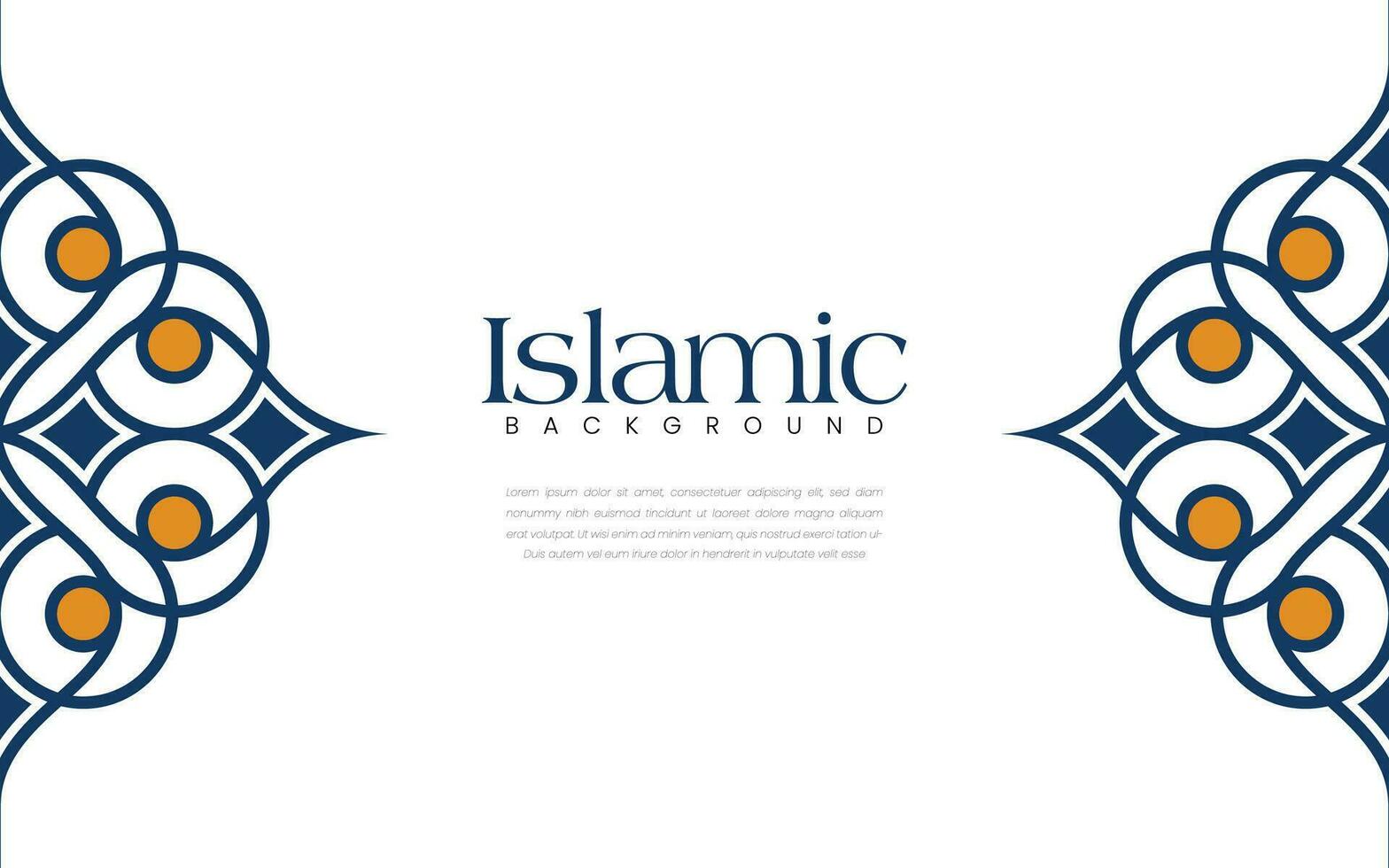 islamique décoratif Contexte dans arabe coloré. Facile géométrique mosaïque avec coloré islamique ornemental détails. vecteur
