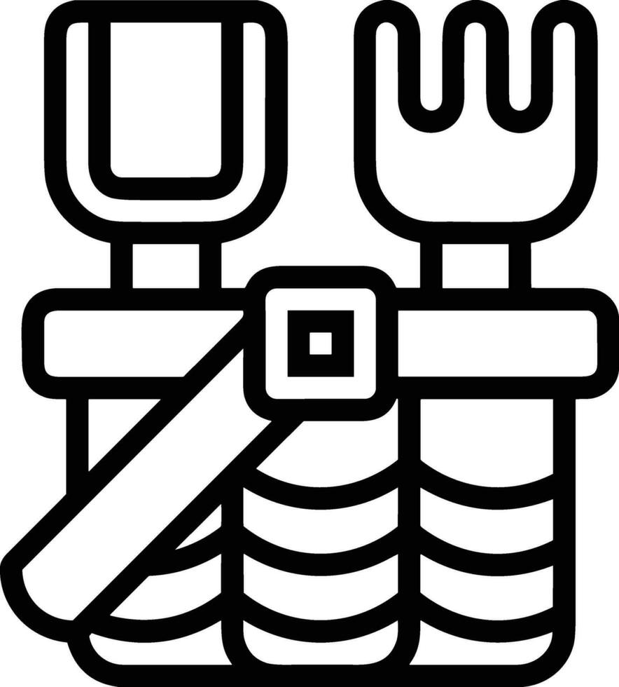 seau icône symbole vecteur image. illustration de le seau nettoyage équipement la lessive contour conception image. eps dix