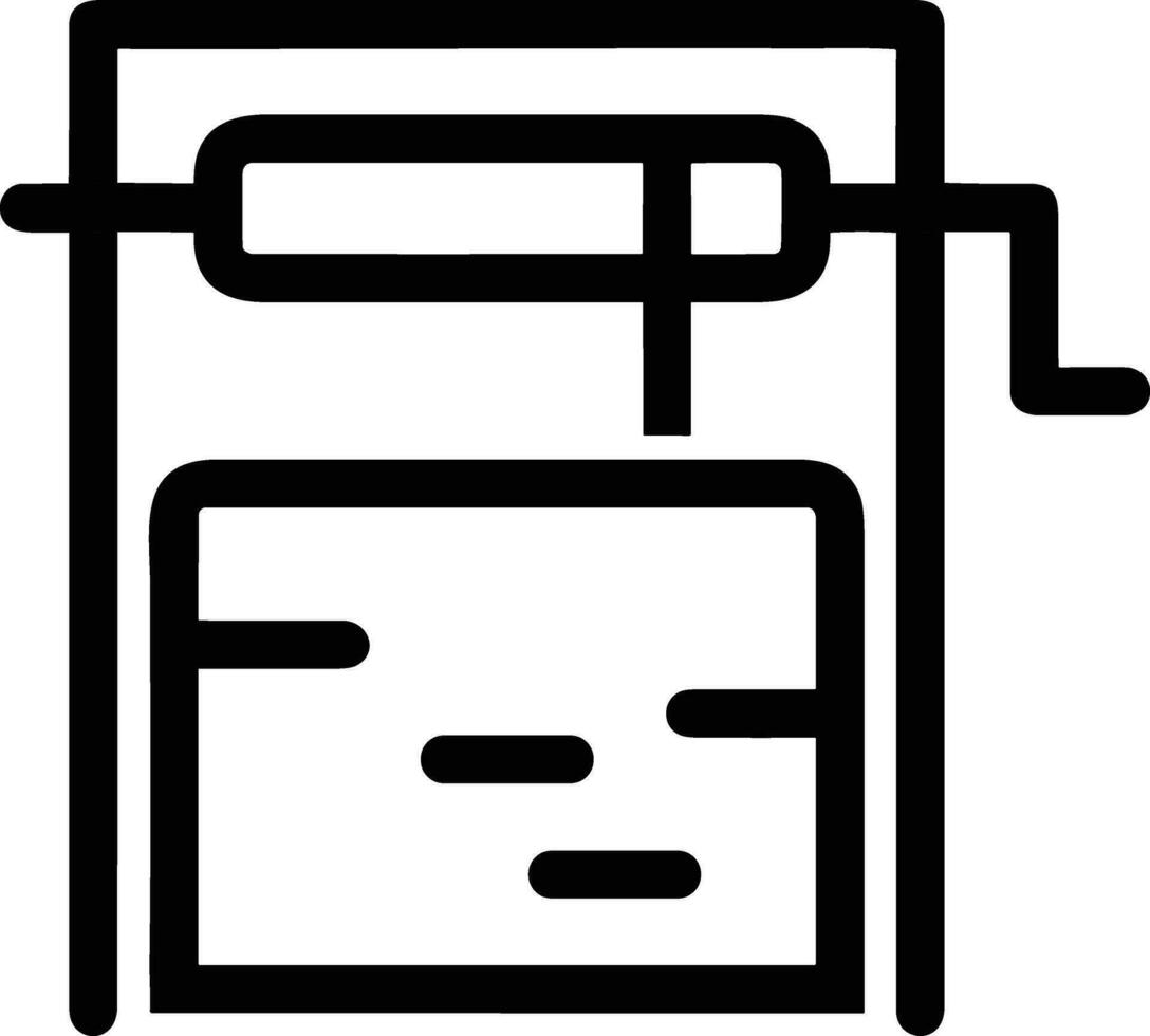 seau icône symbole vecteur image. illustration de le seau nettoyage équipement la lessive contour conception image. eps dix