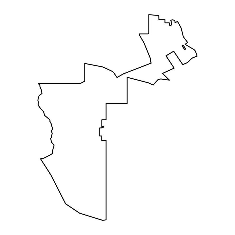 Al rayyan municipalité, administratif division de le pays de Qatar. vecteur illustration.