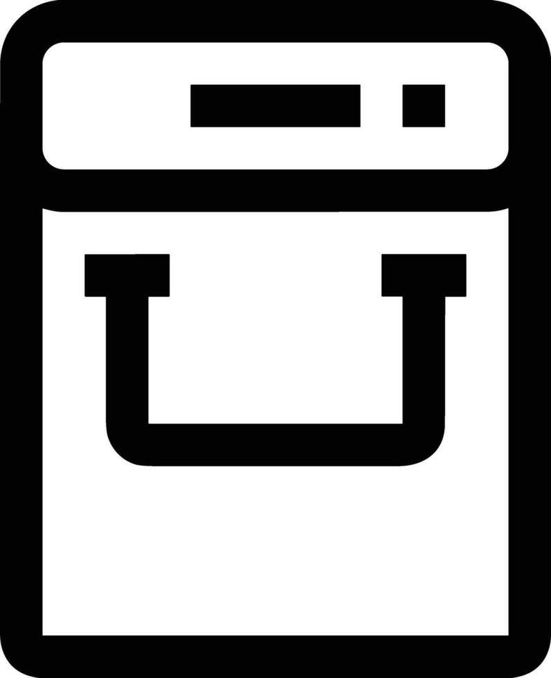 seau icône symbole vecteur image. illustration de le seau nettoyage équipement la lessive contour conception image. eps dix