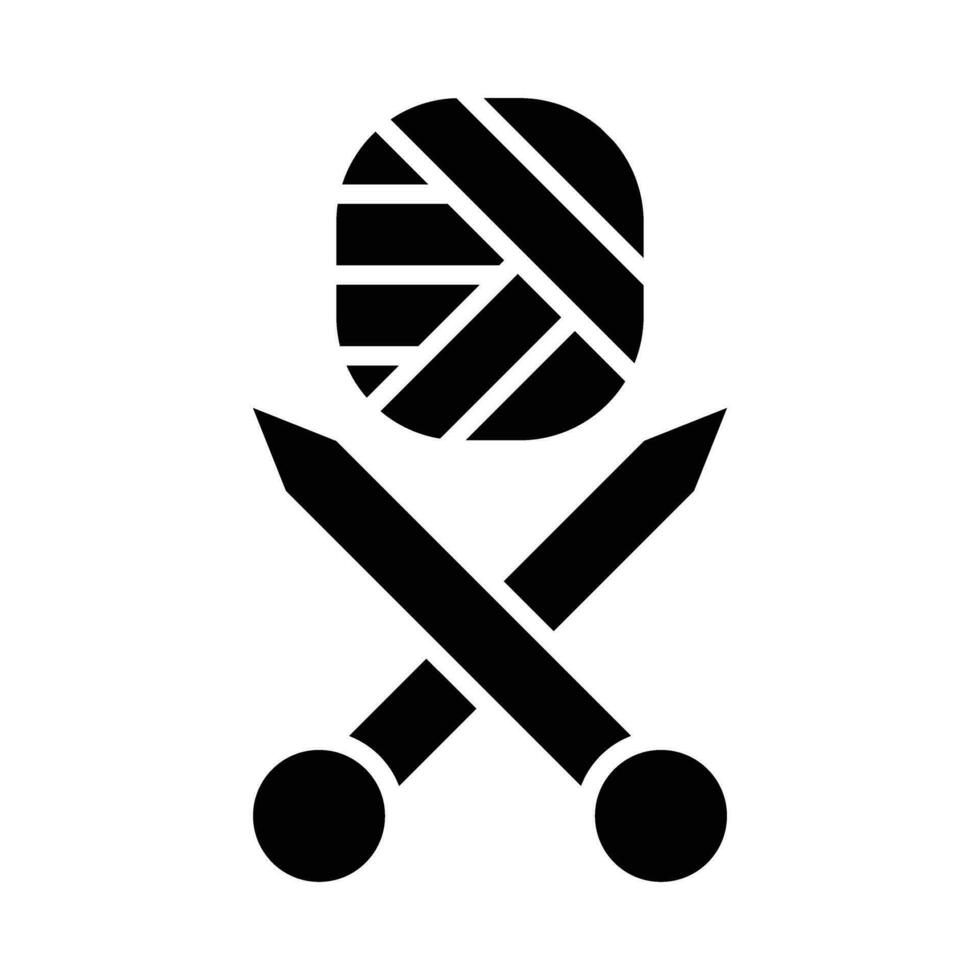 tricot vecteur glyphe icône pour personnel et commercial utiliser.