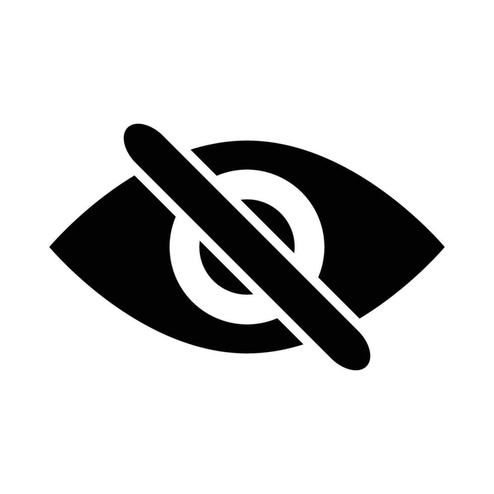 visibilité de vecteur glyphe icône pour personnel et commercial utiliser.