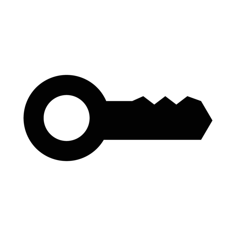 clé vecteur glyphe icône pour personnel et commercial utiliser.