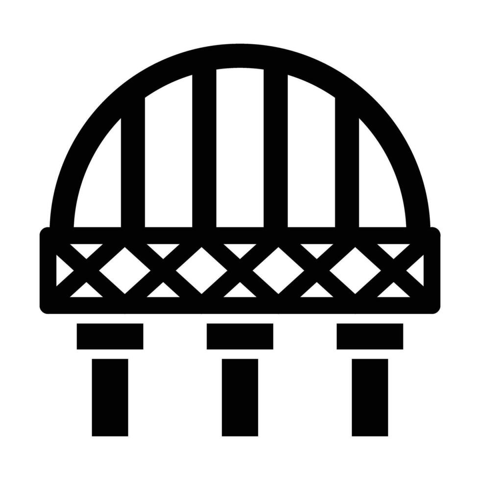 pont vecteur glyphe icône pour personnel et commercial utiliser.