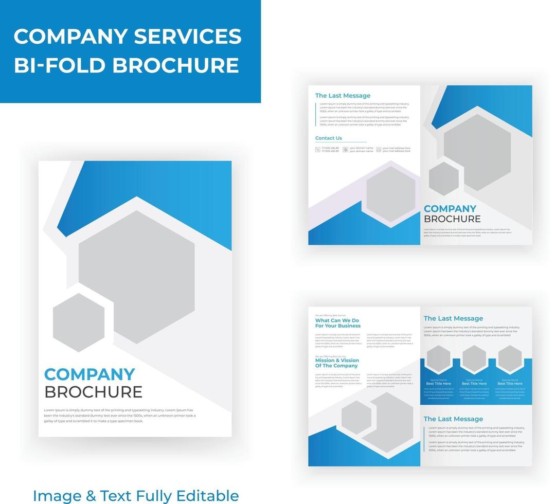 conception de profil d'entreprise conception de brochure moderne vecteur premium