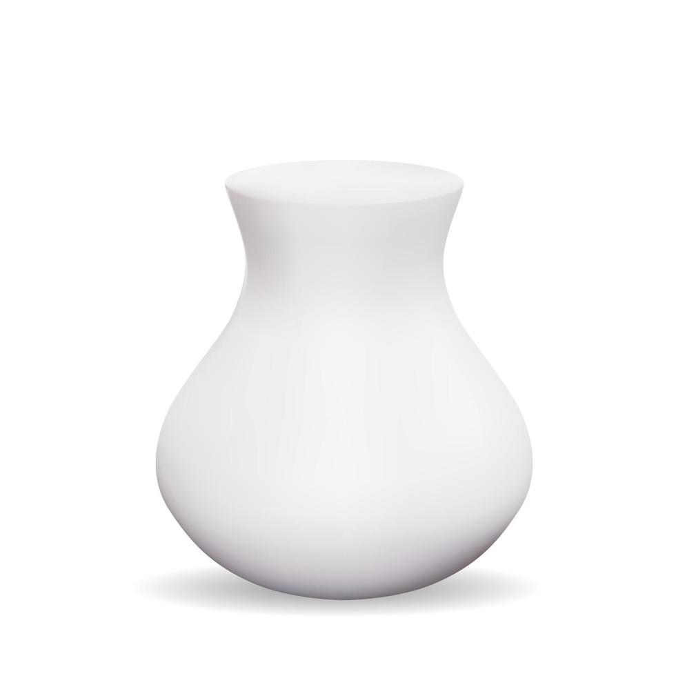 élément de conception de vase 3d réaliste. illustration vectorielle eps10 vecteur