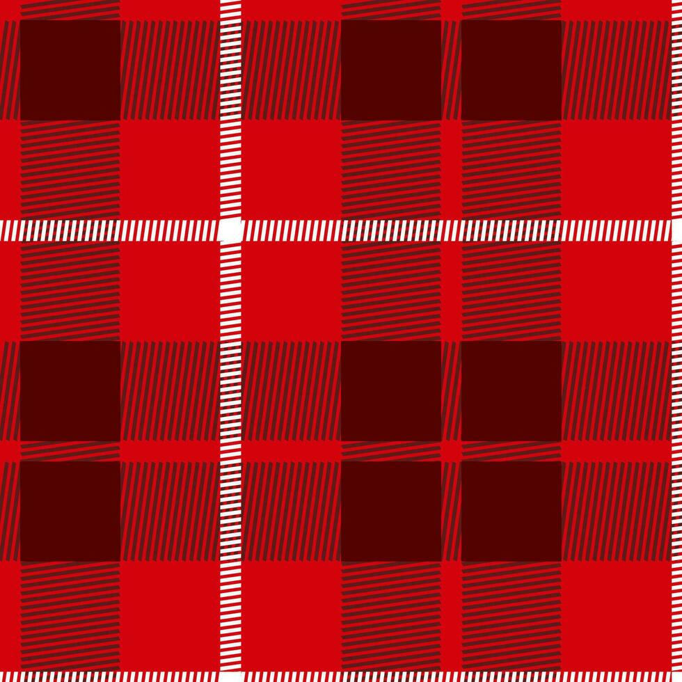 rouge et blanc plaid à carreaux Contexte. sans couture modèle. vecteur