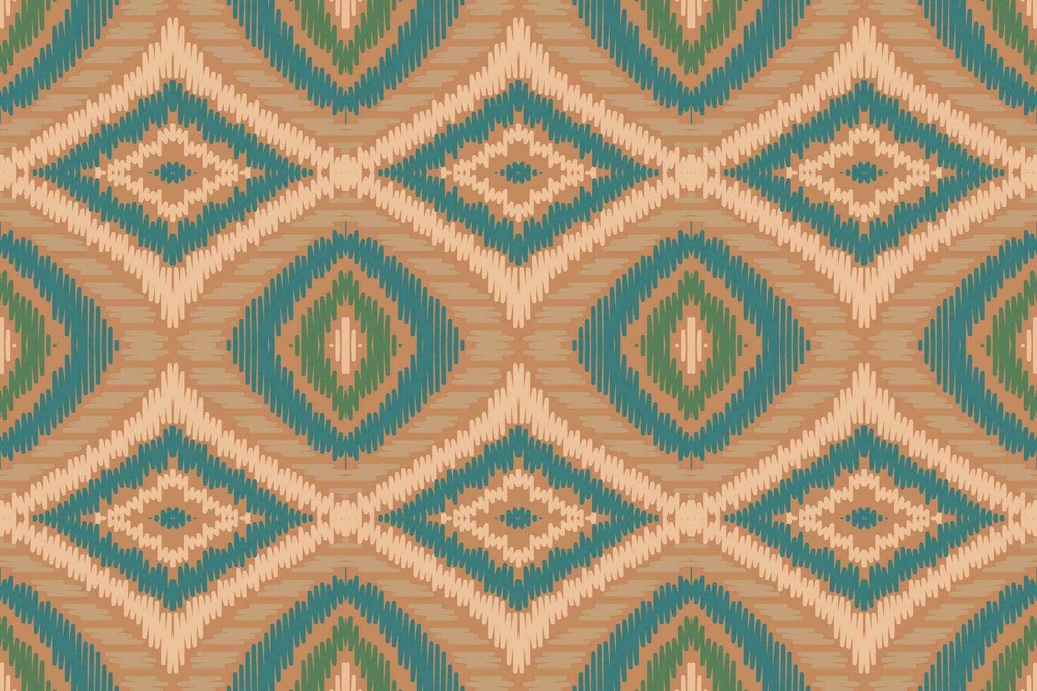 ikat damassé broderie Contexte. ikat impressions géométrique ethnique Oriental modèle traditionnel.aztèque style abstrait vecteur illustration.design pour texture, tissu, vêtements, emballage, paréo.