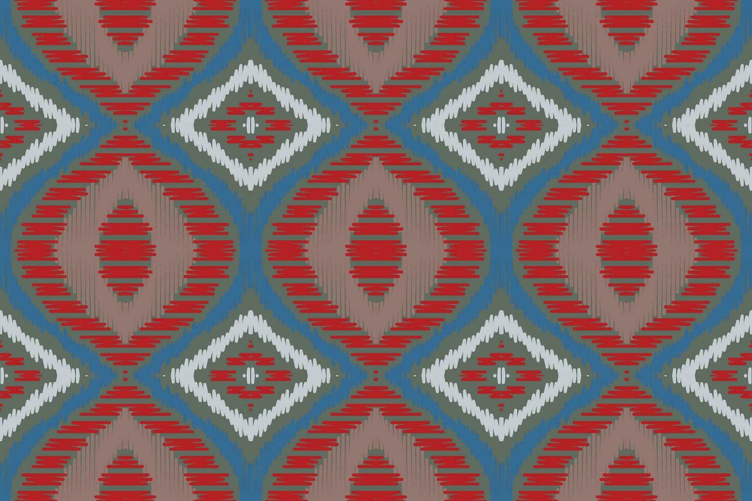 ikat damassé broderie Contexte. ikat modèle géométrique ethnique Oriental modèle traditionnel. ikat aztèque style abstrait conception pour impression texture, tissu, sari, sari, tapis. vecteur