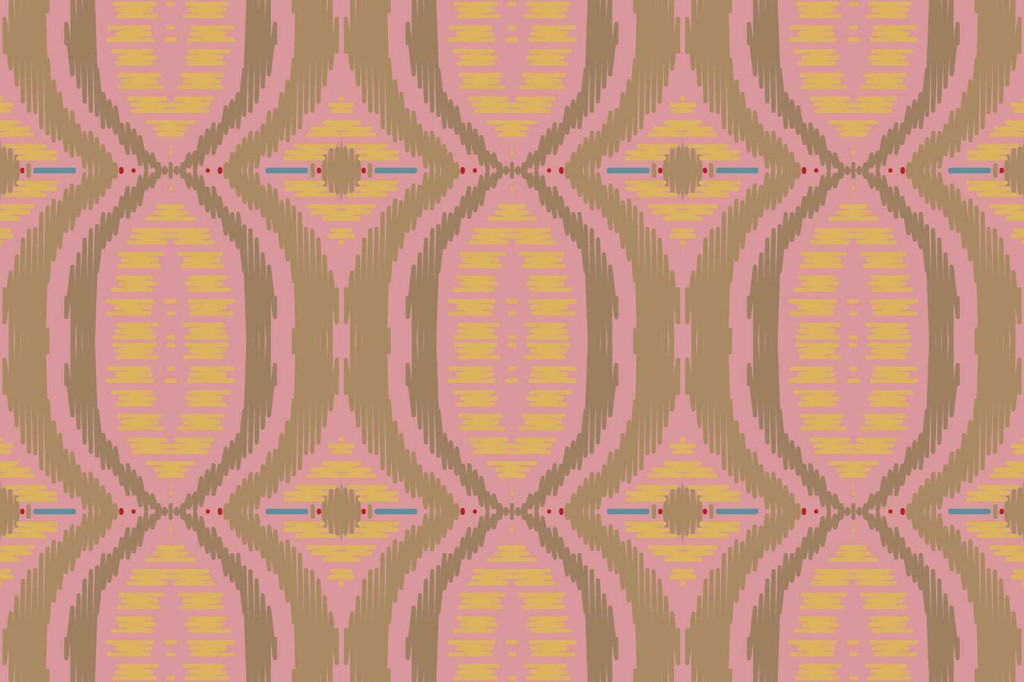 ikat sans couture modèle broderie Contexte. ikat floral géométrique ethnique Oriental modèle traditionnel. ikat aztèque style abstrait conception pour impression texture, tissu, sari, sari, tapis. vecteur