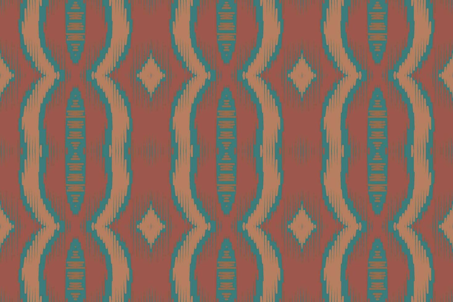 ikat sans couture modèle broderie Contexte. ikat sans couture géométrique ethnique Oriental modèle traditionnel. ikat aztèque style abstrait conception pour impression texture, tissu, sari, sari, tapis. vecteur