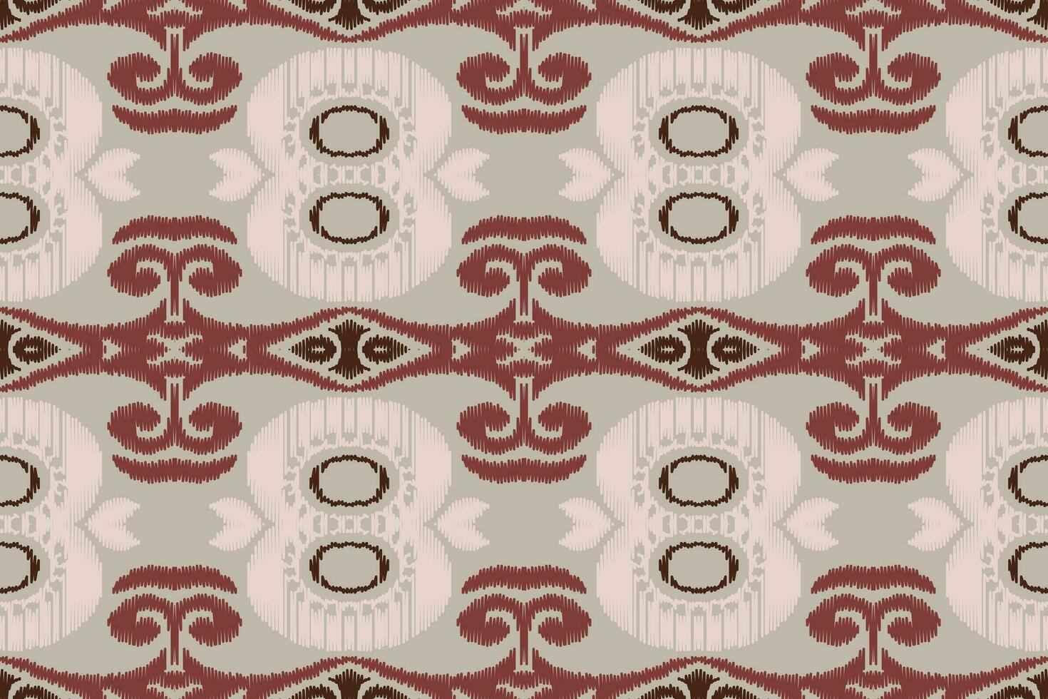 ikat floral paisley broderie Contexte. ikat dessins géométrique ethnique Oriental modèle traditionnel. ikat aztèque style abstrait conception pour impression texture, tissu, sari, sari, tapis. vecteur