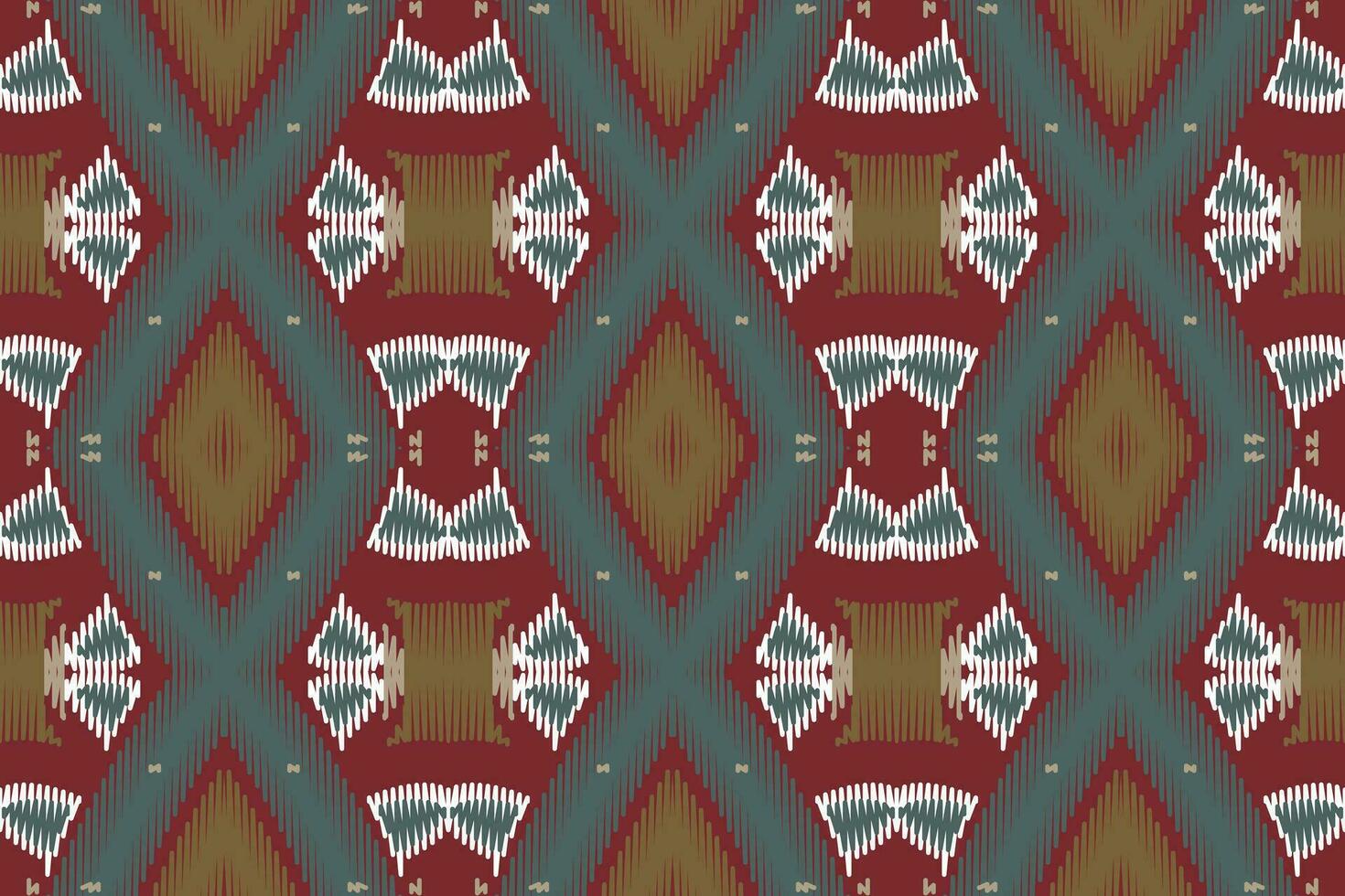 ikat damassé broderie Contexte. ikat Bande géométrique ethnique Oriental modèle traditionnel.aztèque style abstrait vecteur illustration.design pour texture, tissu, vêtements, emballage, paréo.