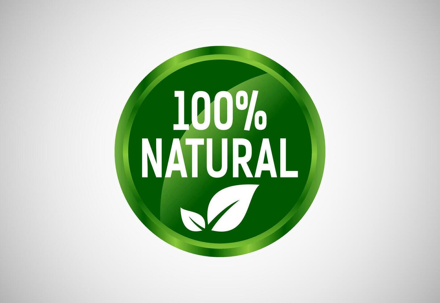 naturel, BIO, Frais nourriture vecteur logo ou badge modèle pour produit