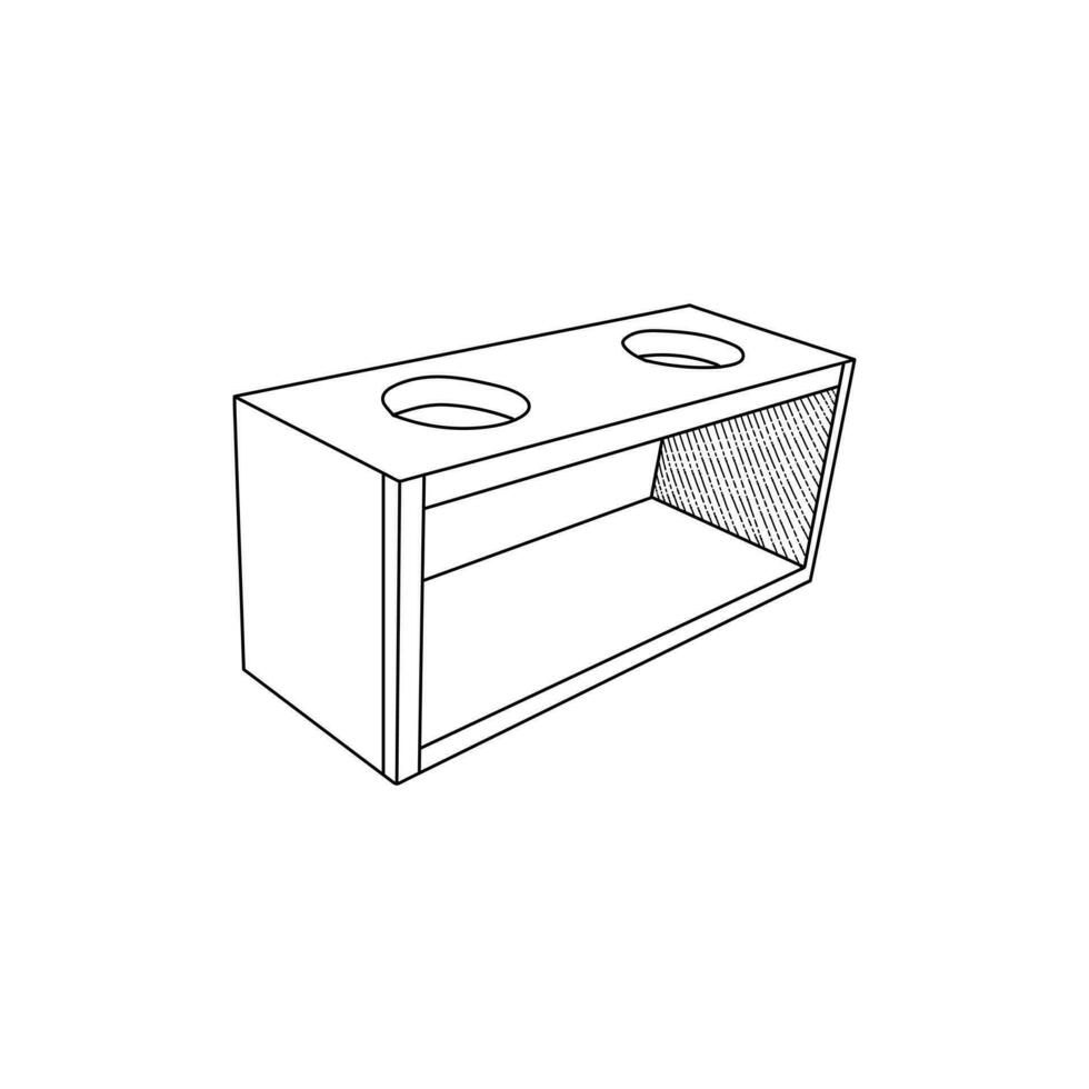 café goutteur icône meubles logo conception vecteur modèle illustration