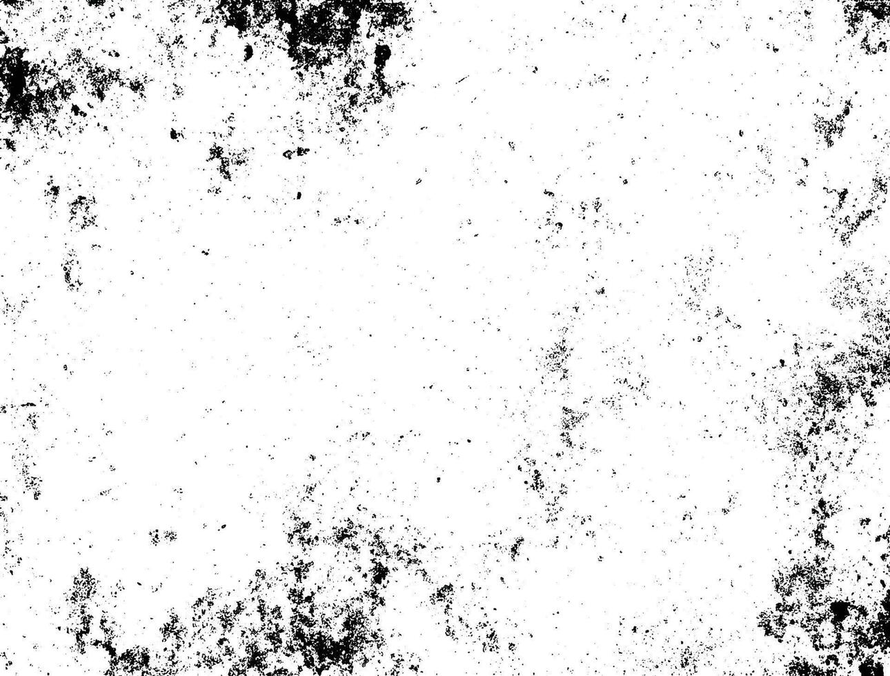 noir et blanc grunge Urbain texture vecteur avec copie espace. abstrait illustration surface poussière et rugueux sale mur Contexte avec vide modèle. détresse ou saleté et grunge effet concept - vecteur