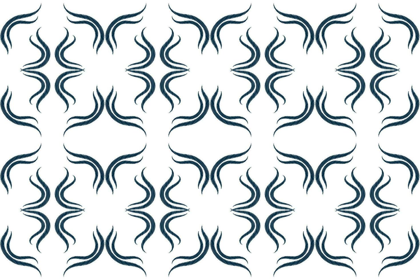 ethnique ikat en tissu modèle géométrique style.africain ikat broderie ethnique Oriental modèle bleu blanc Contexte. abstrait, vecteur, illustration.texture, vêtements, cadre, décoration, tapis, motif. vecteur