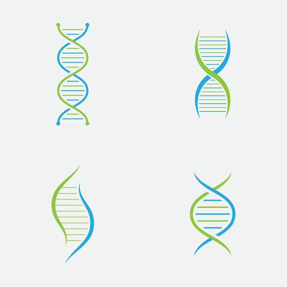 icône médicale de vecteur de logo d'adn