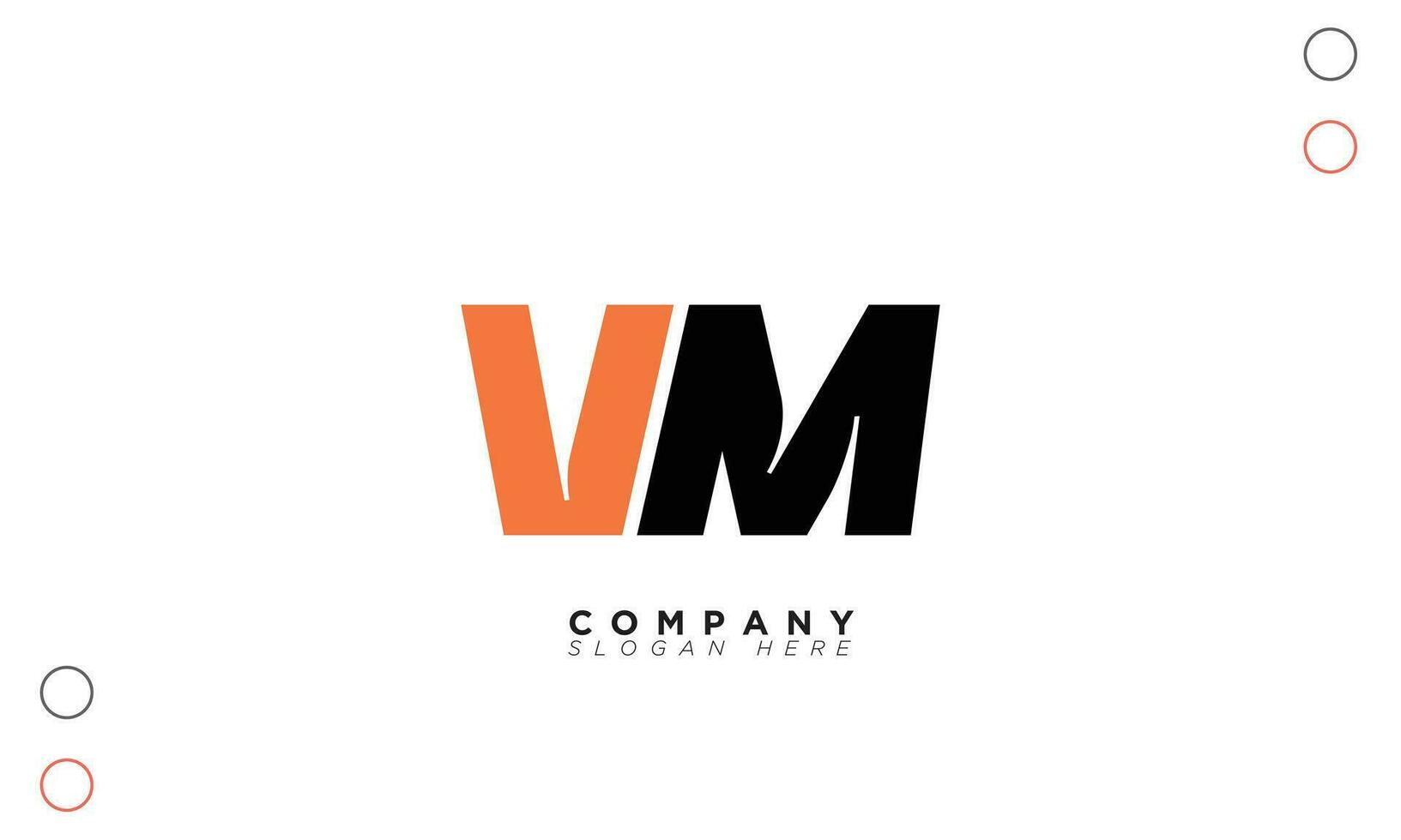 vm alphabet lettres initiales monogramme logo mv, v et m vecteur