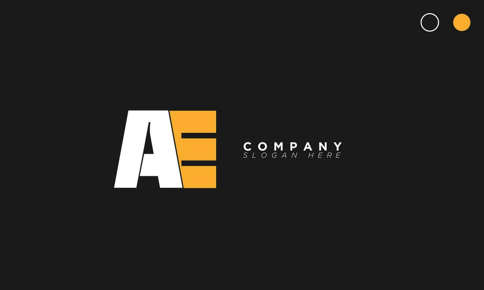 ae alphabet lettres initiales monogramme logo ea, a et e vecteur