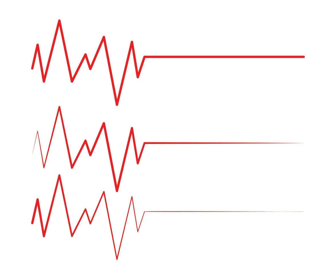 ecg cœur battre icône symbole, cœur battre impulsion hôpital logo signe. vecteur