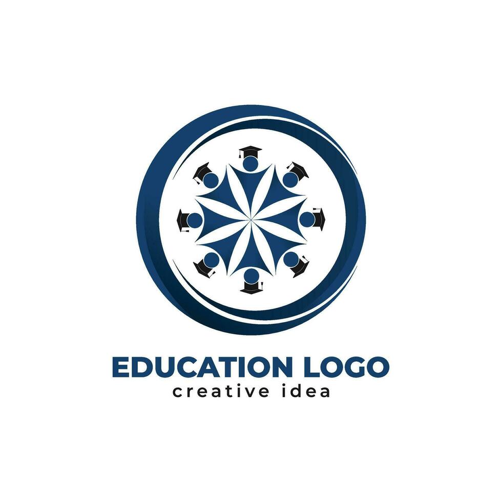 modèle de vecteur de conception de logo d'éducation