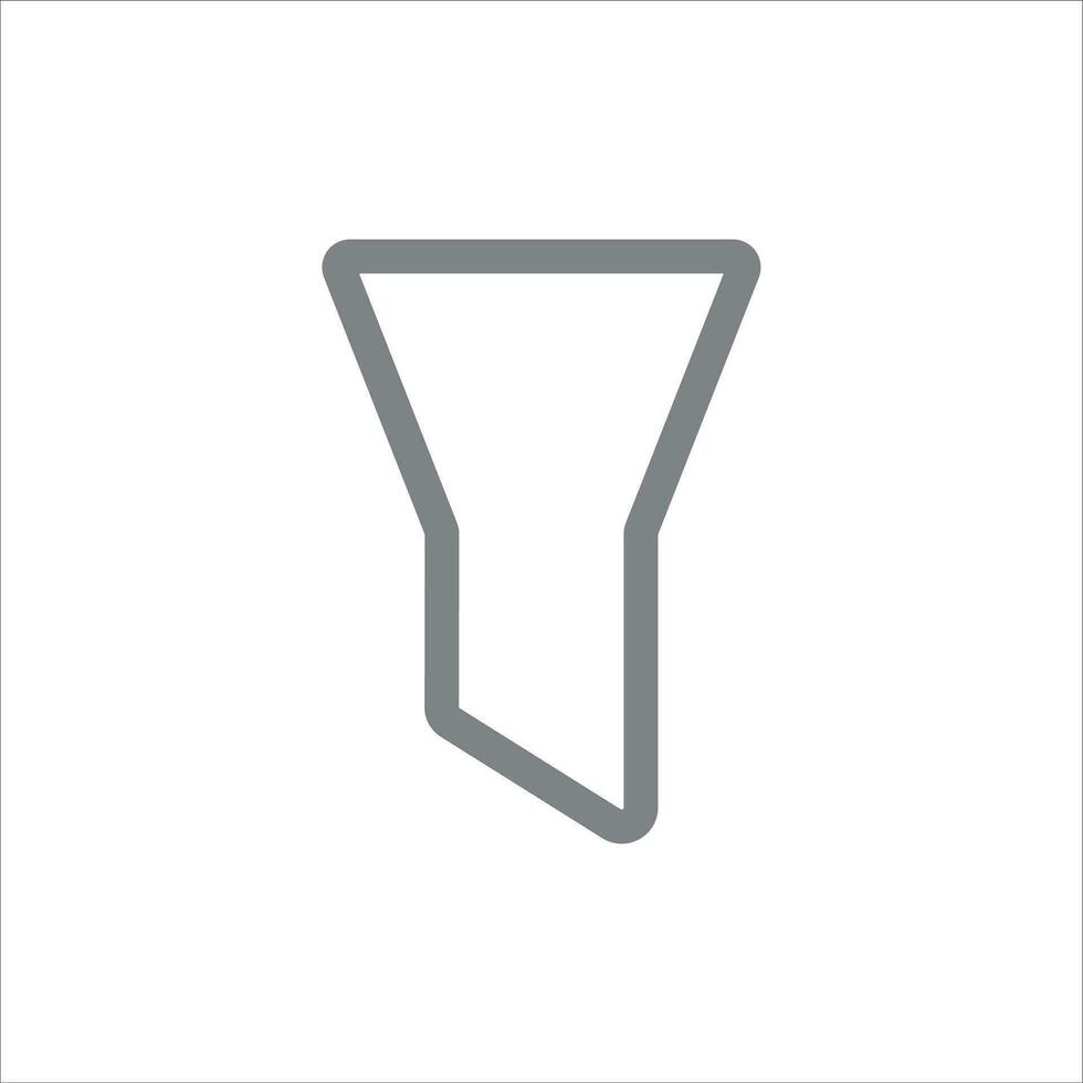 filtre icône vecteur illustration symbole