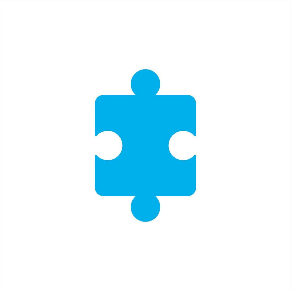 puzzle icône vecteur illustration symbole