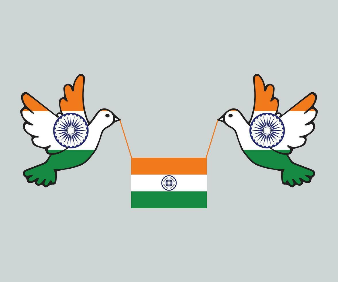 Créatif Indien nationale drapeau, 15e août, content Inde indépendance journée fête, couleur, badge logo conception ensemble, étiquette collection, Inde drapeau ensemble collection, bouton arrondi, drapeau modèle conception. vecteur