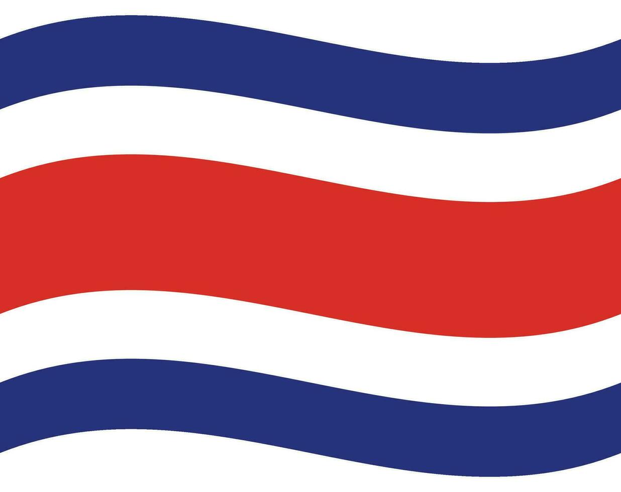 costa rica drapeau. drapeau de costa rica. costa rica drapeau vague vecteur