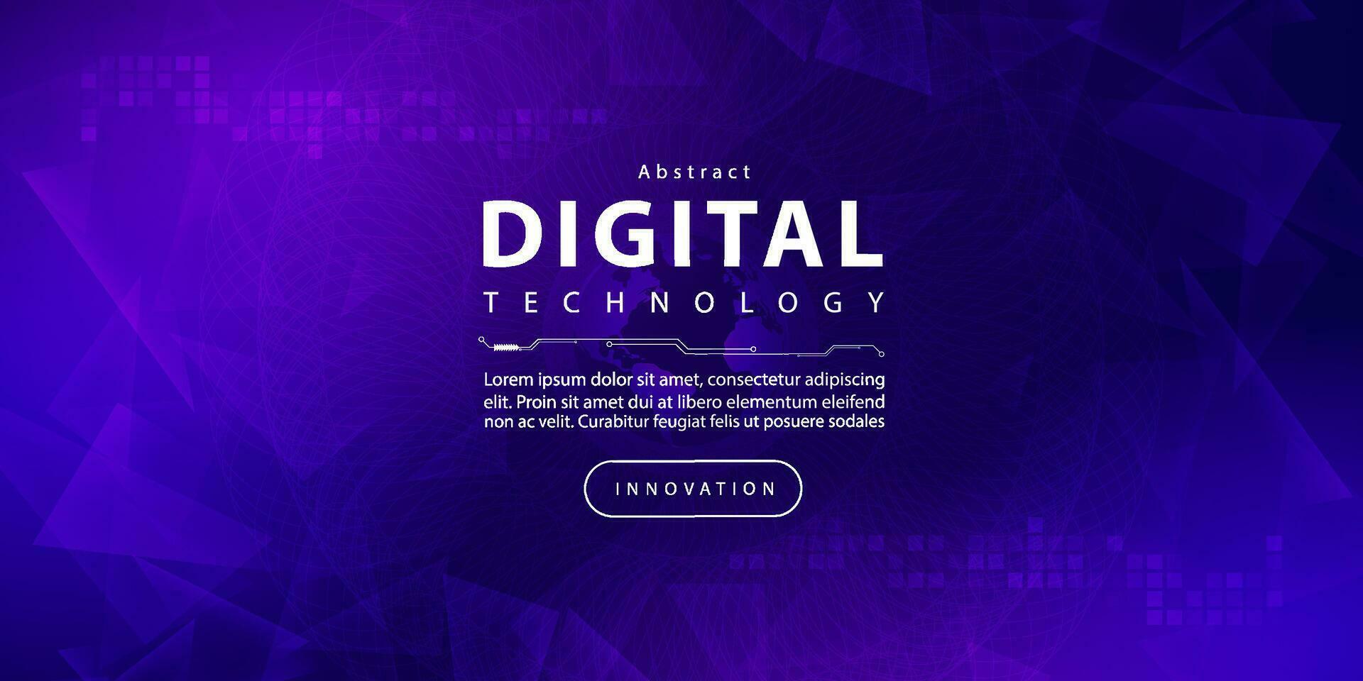 abstrait numérique La technologie futuriste circuit bleu violet arrière-plan, cyber science technologie, innovation la communication avenir, ai gros données, l'Internet réseau connexion, nuage salut-technologie illustration vecteur