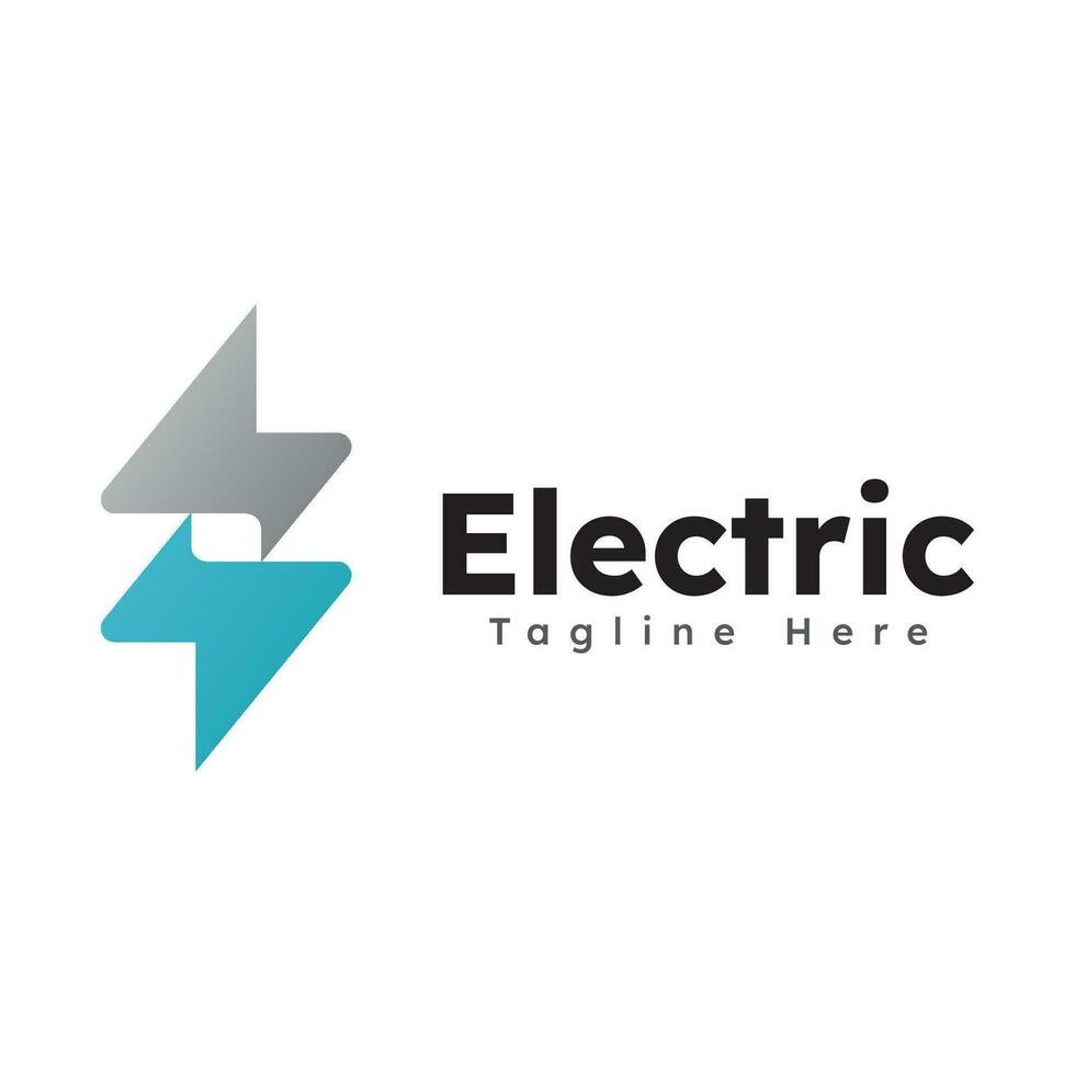 électrique logo icône symbole modèle conception vecteur