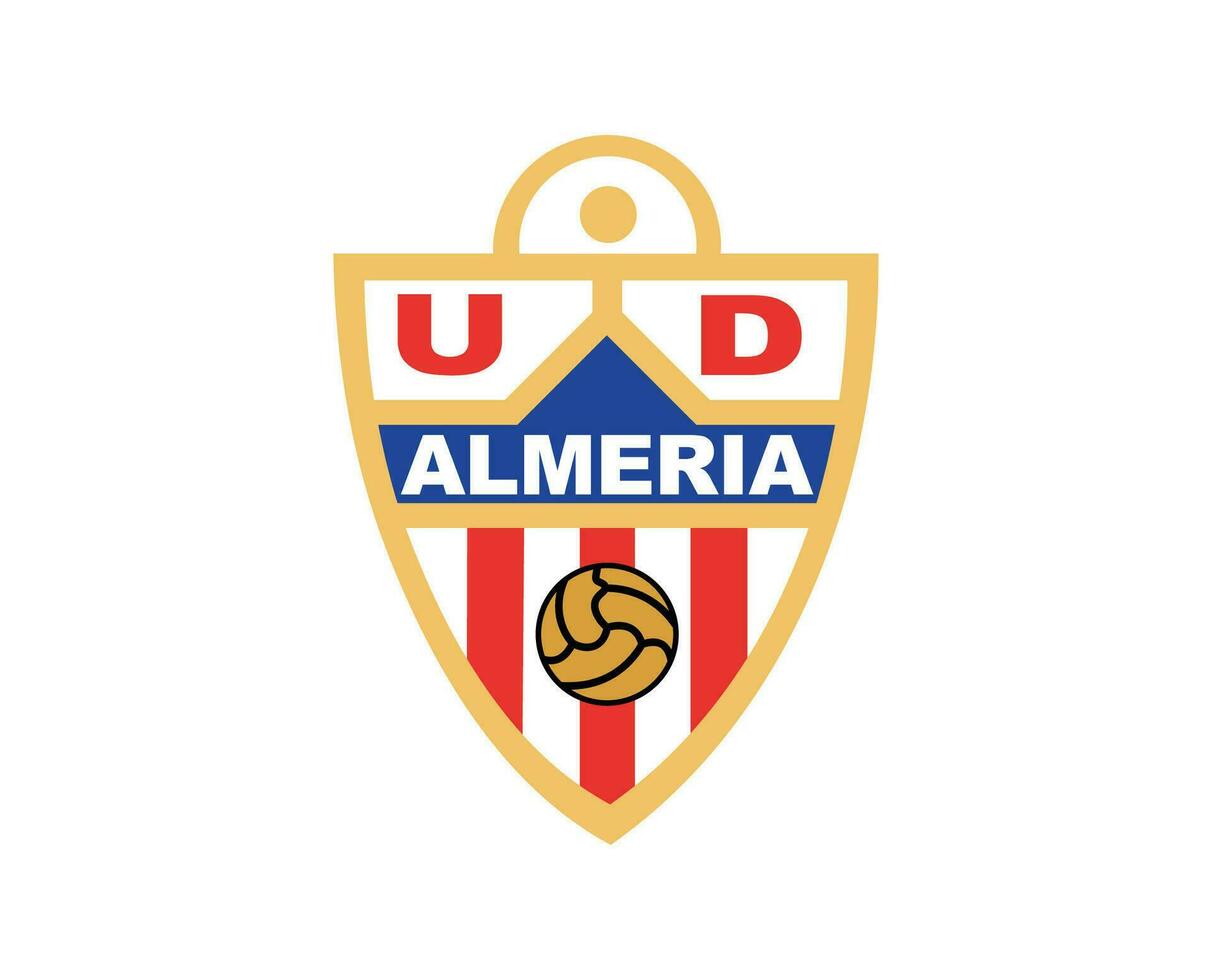 almeria club logo symbole la liga Espagne Football abstrait conception vecteur illustration