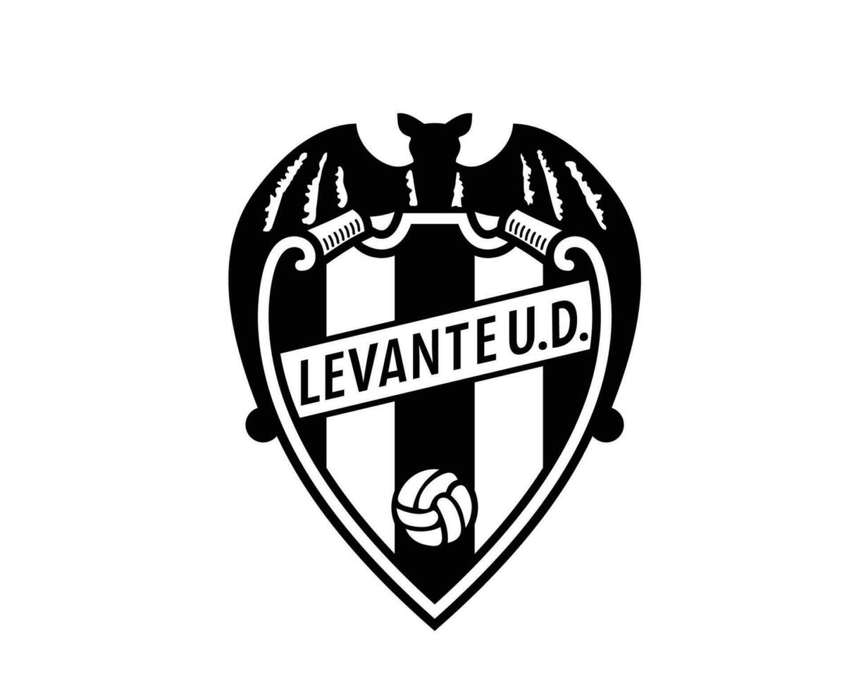 levant club logo symbole noir la liga Espagne Football abstrait conception vecteur illustration