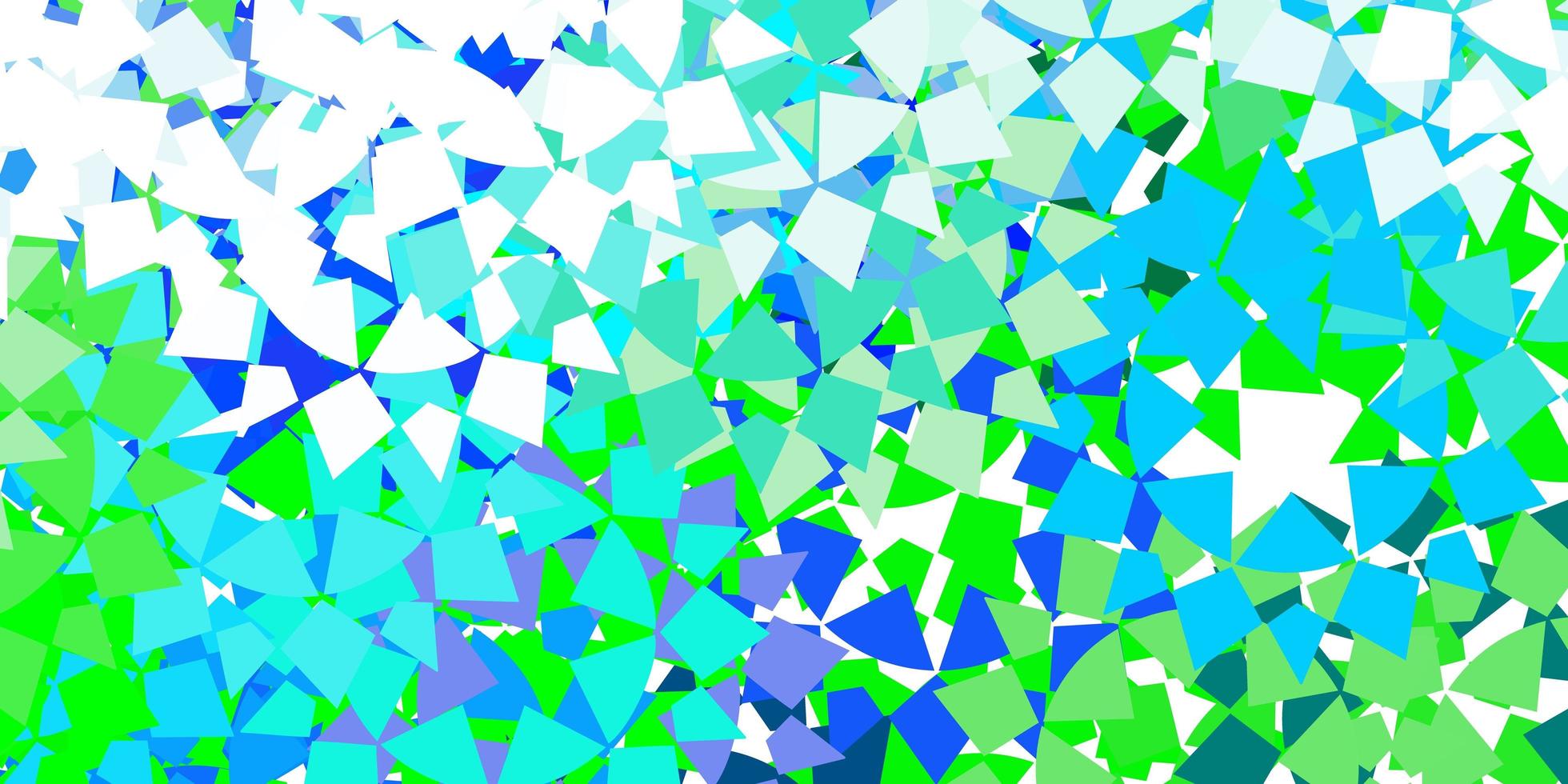 toile de fond de vecteur bleu clair avec des triangles de lignes