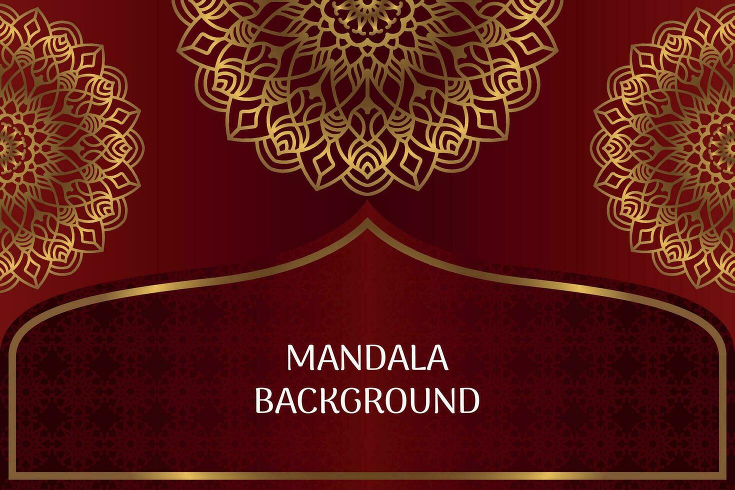 fond de mandala de luxe avec motif arabesque doré style islamique oriental oriental. mandala décoratif de style ramadan. mandala pour impression, affiche, couverture, brochure, dépliant, bannière vecteur