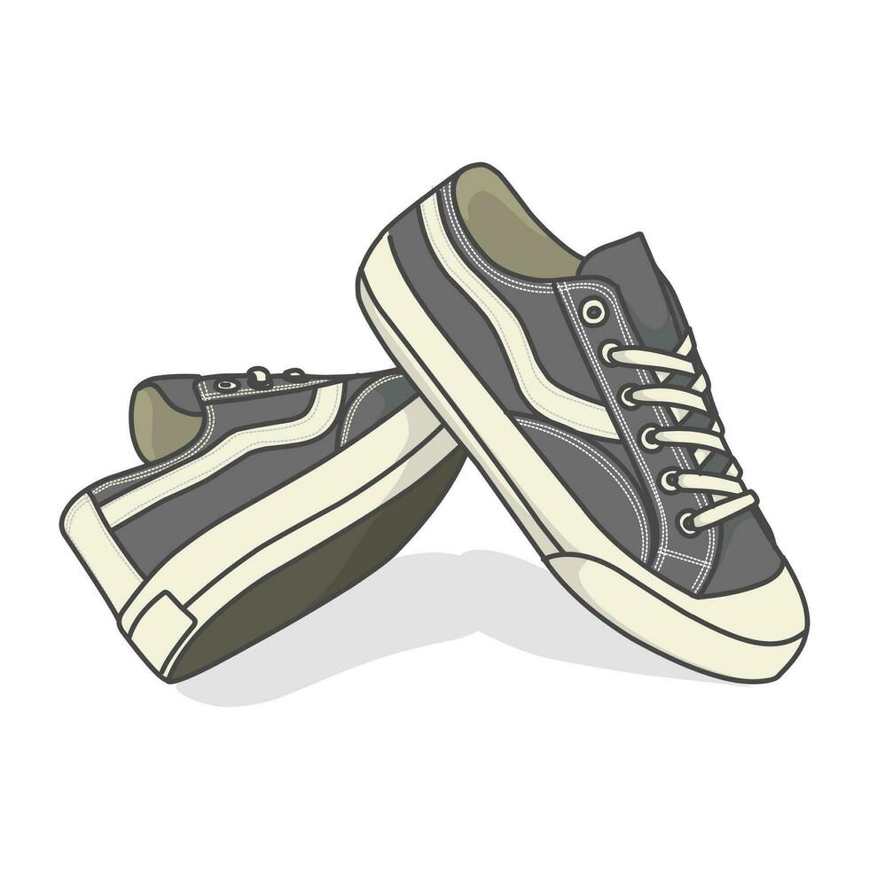 baskets conception avec côté angle. sport des chaussures . vecteur
