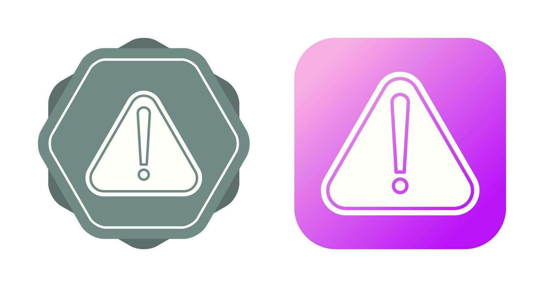 icône de vecteur de signe d'avertissement