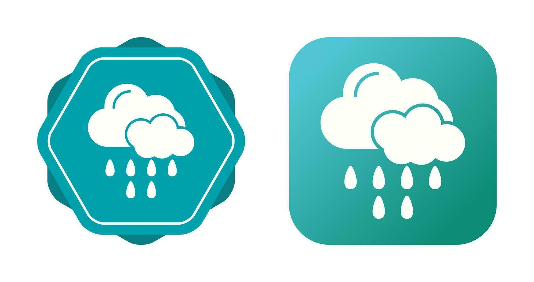 icône de vecteur de pluie