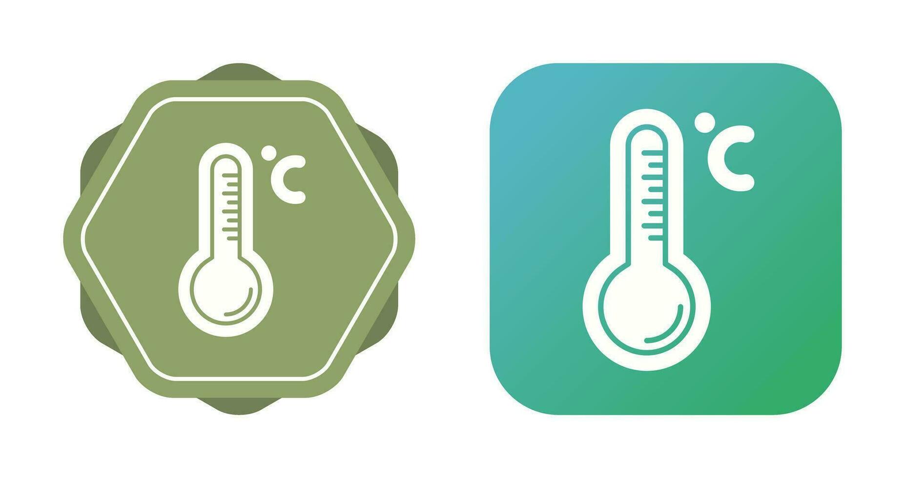 icône de vecteur de thermomètre