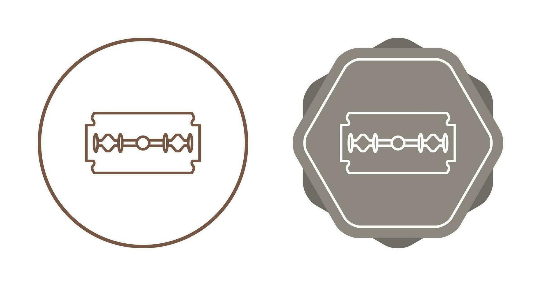 icône de vecteur de lame de rasoir