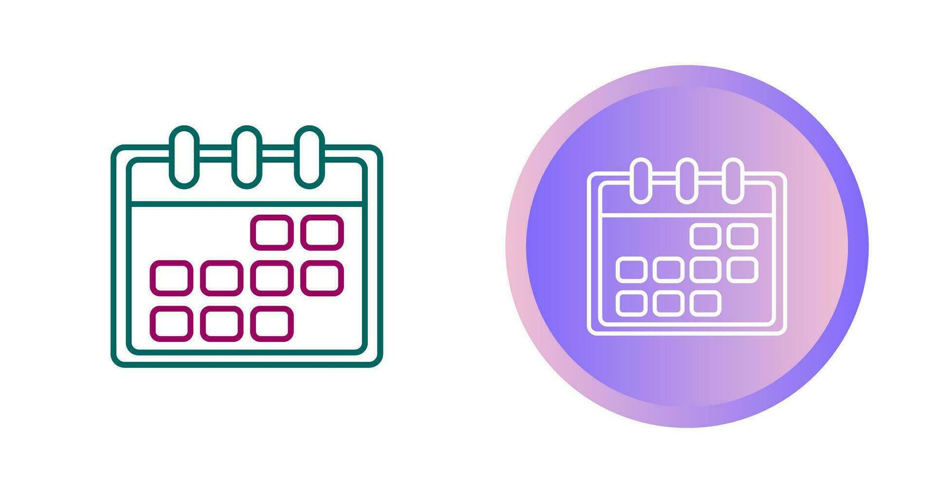 icône de vecteur de calendrier