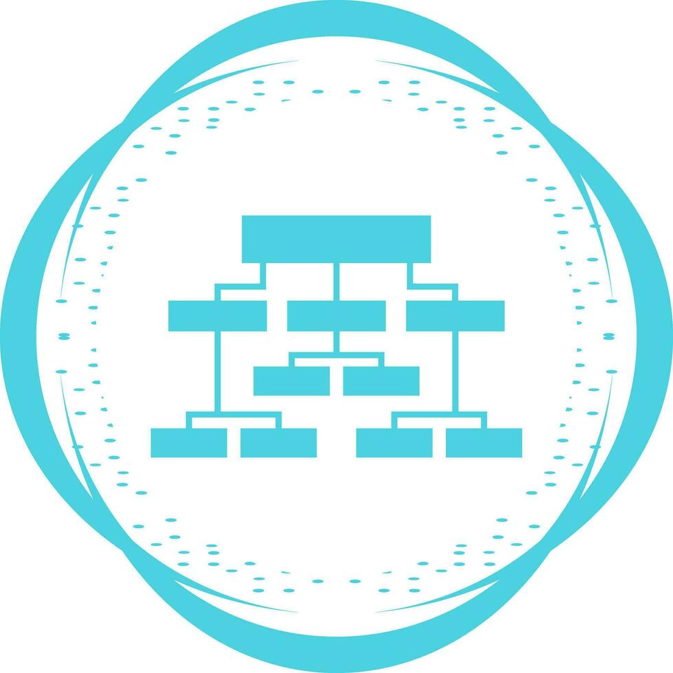 icône de vecteur de structure d'entreprise