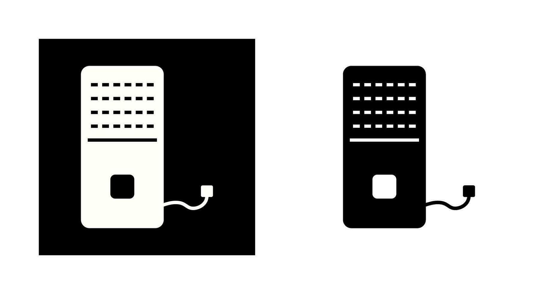 icône de vecteur de four électrique