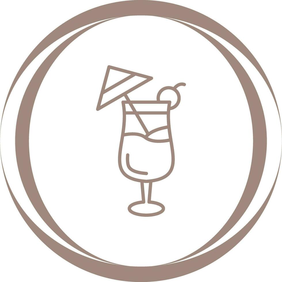 icône de vecteur de cocktail