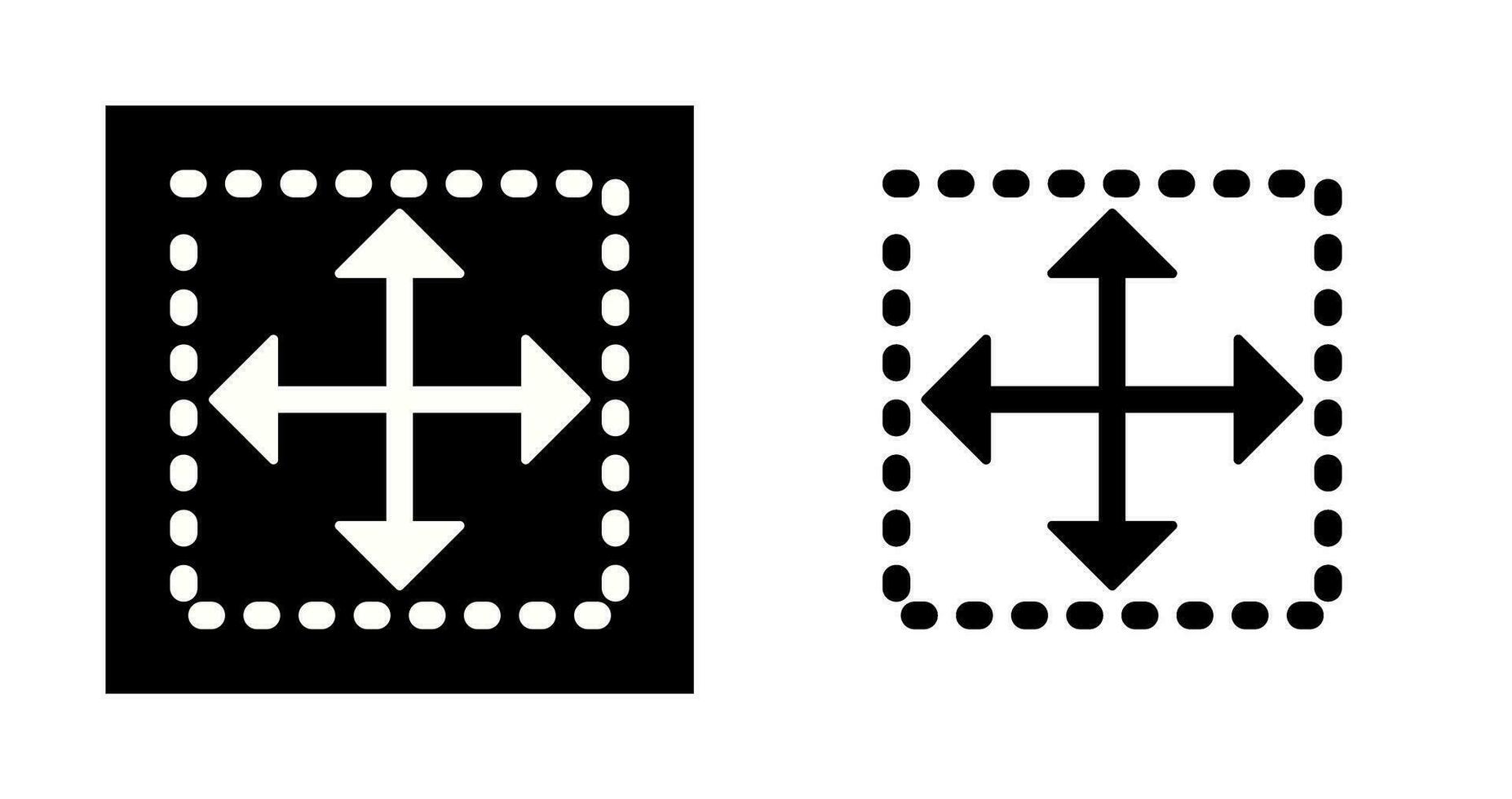 icône de vecteur de redimensionnement