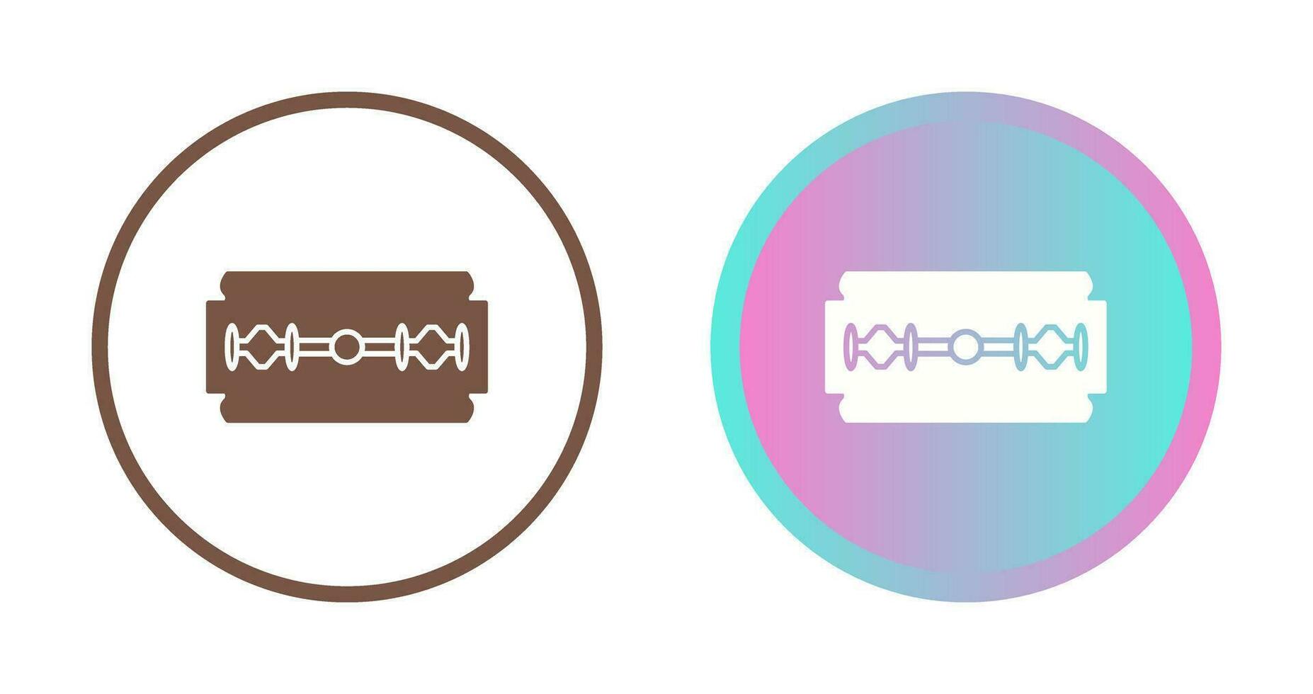 icône de vecteur de lame de rasoir