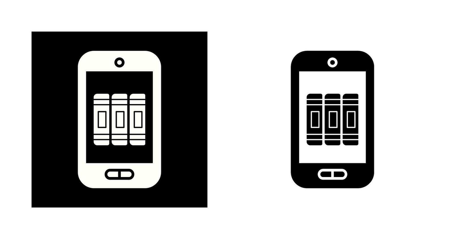 icône de vecteur de livre électronique