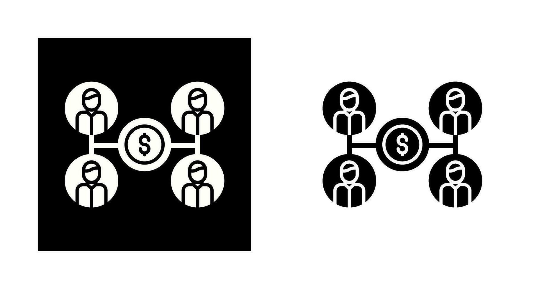 icône de vecteur de financement participatif